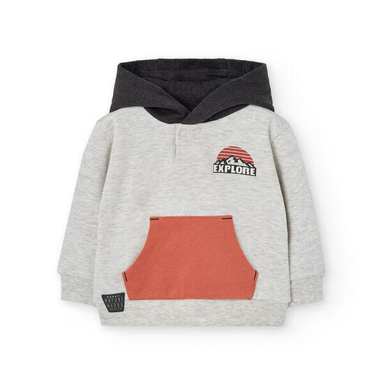 Sudadera Gimnasia Niño Boboli Beige
