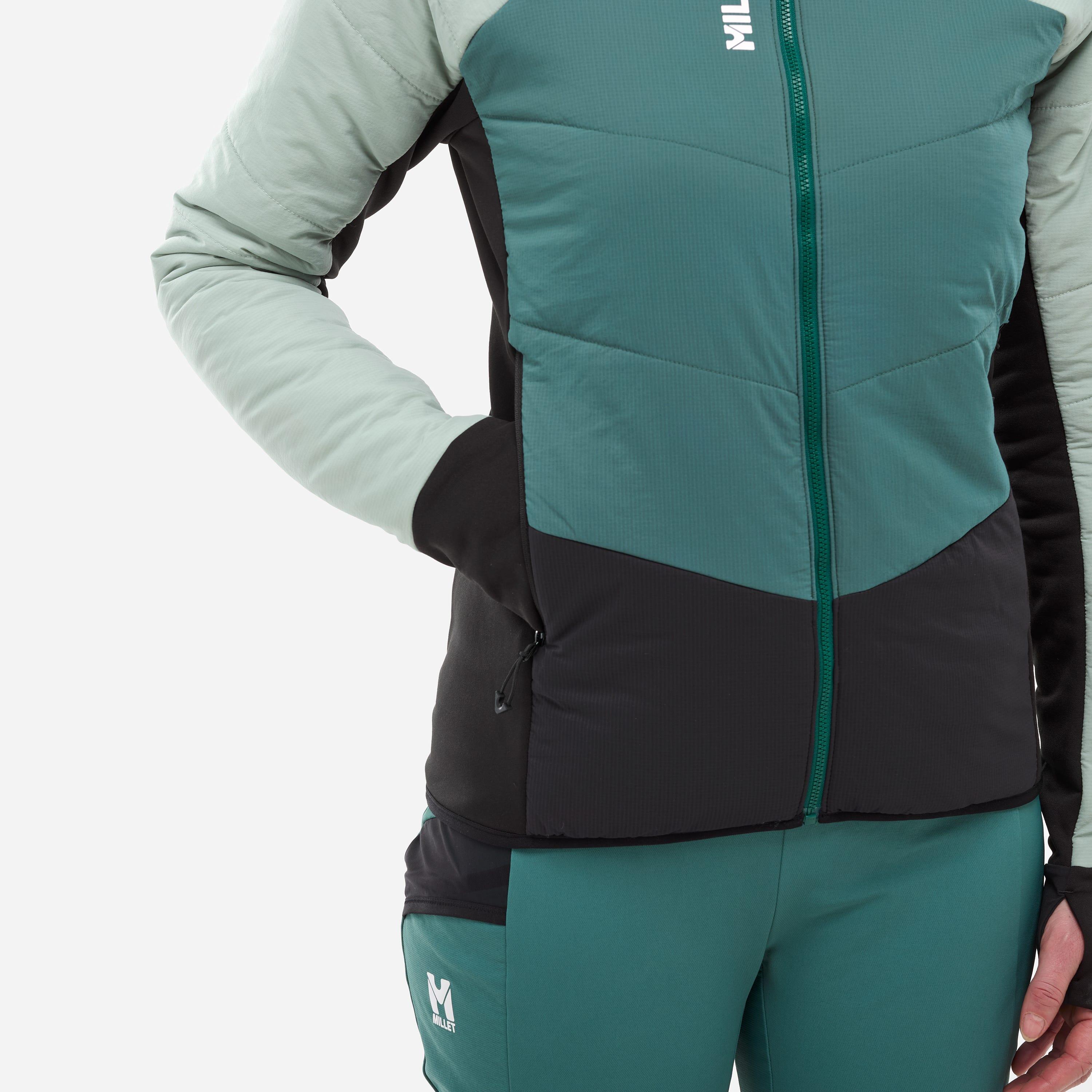 Fleecejas Noords skiën voor dames M WHITE PRIMALOFT 5/5