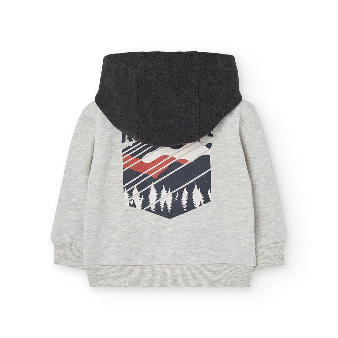 Sudadera Gimnasia Niño Boboli Beige 2/4
