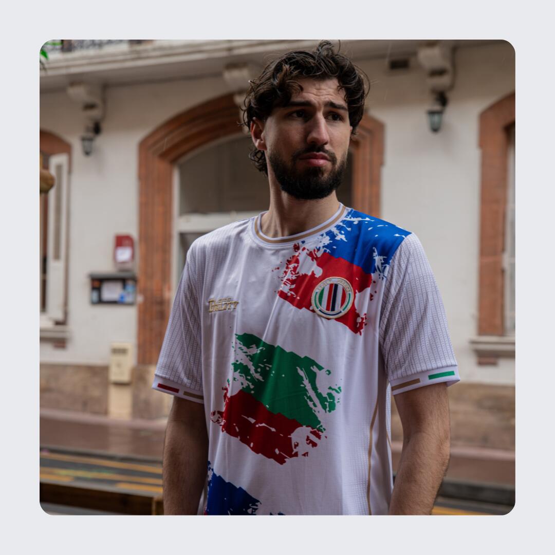 Binational football jersey - Frankrijk Italië 3/3