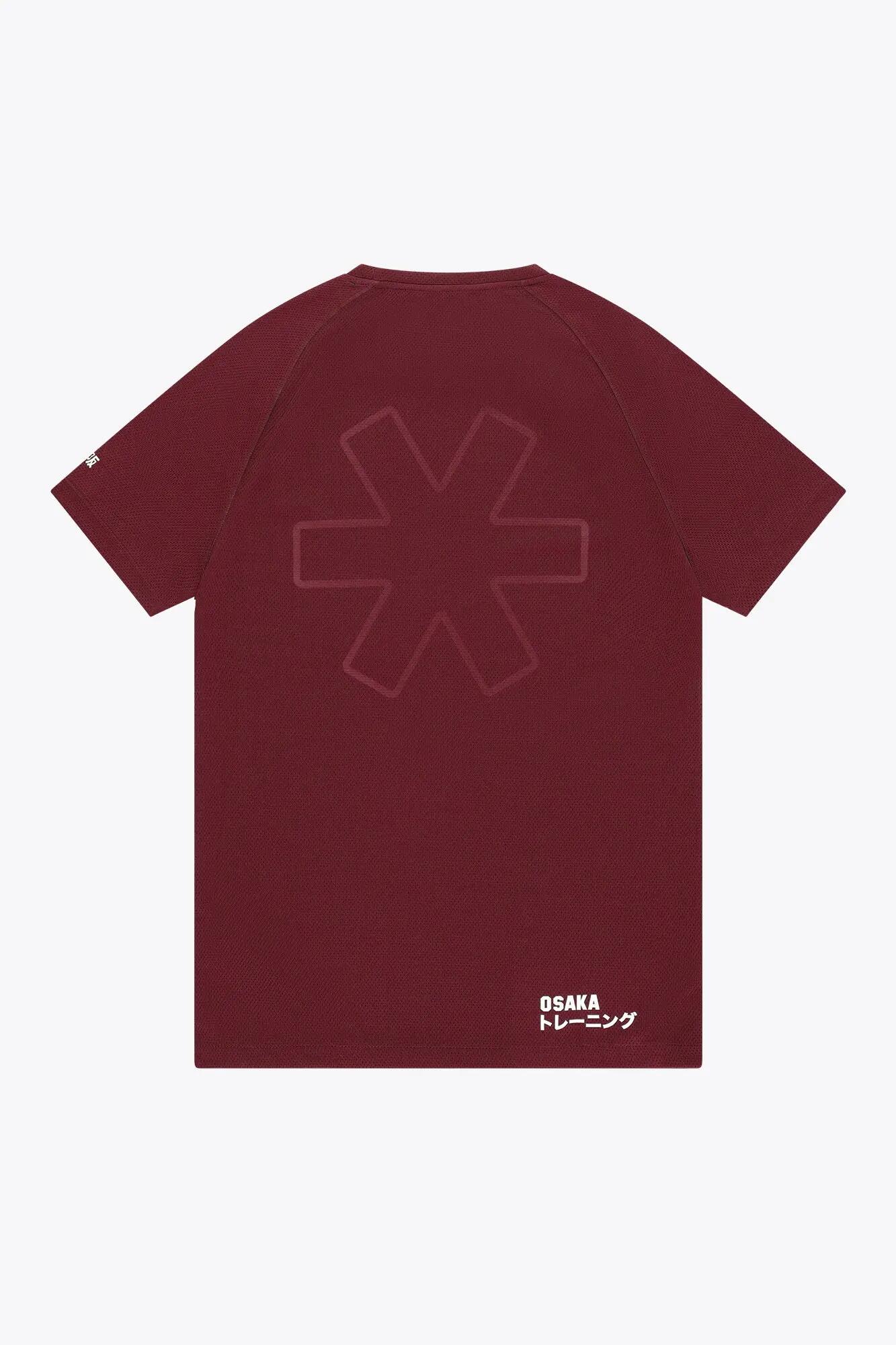 Osaka Herren Hockeyshirt Bordeaux 3/4