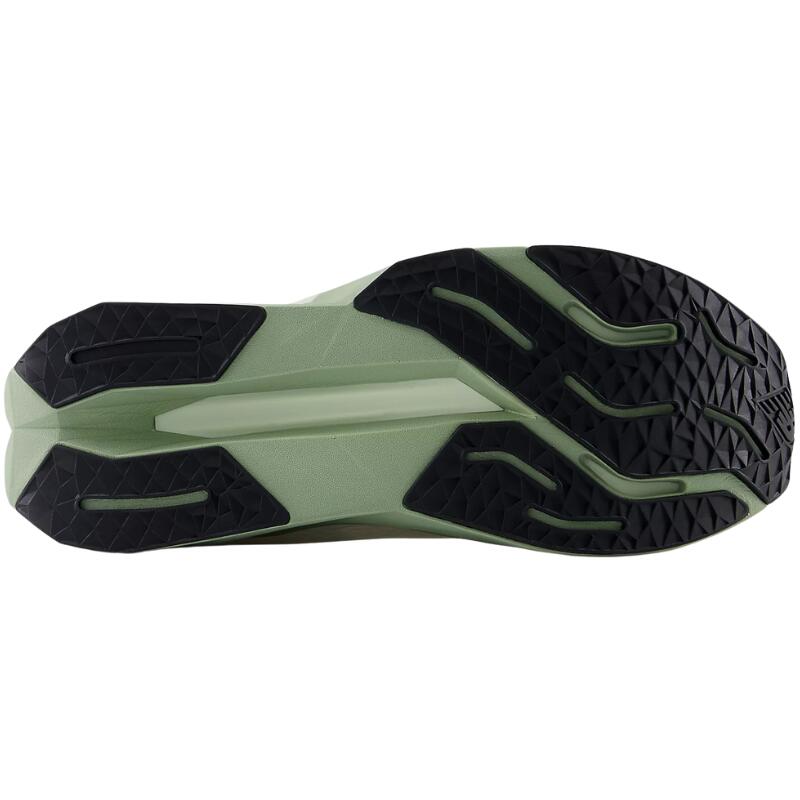 Chaussures de course New Balance crème/kaki amorti léger 4/5