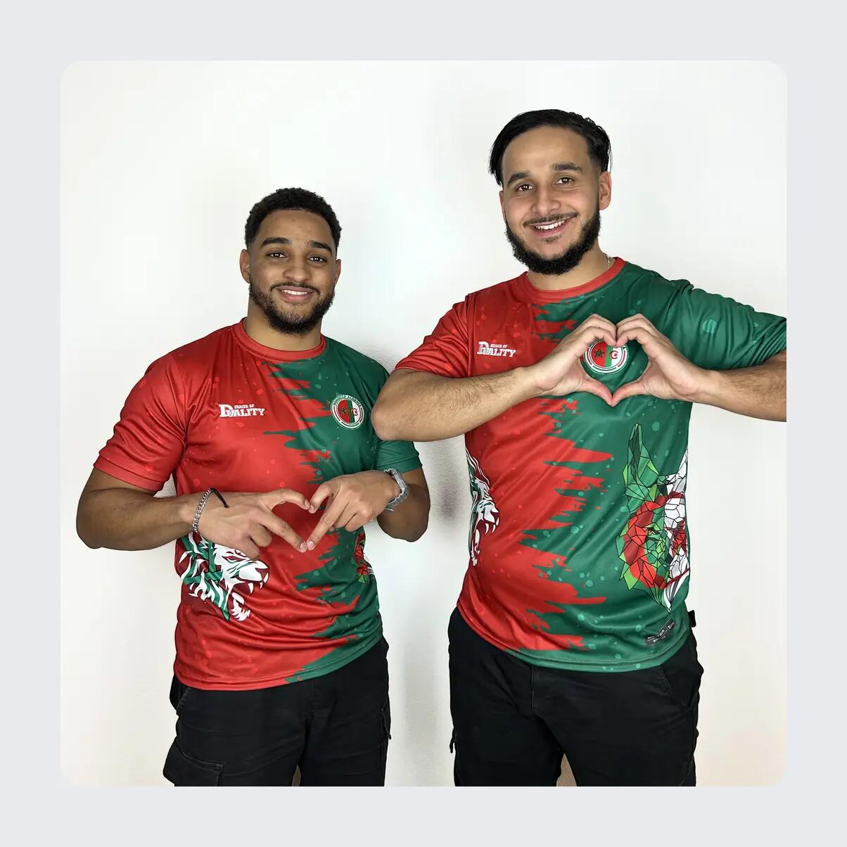 Maglia di calcio Binational - Marocco Algeria - Edizione originale 4/4