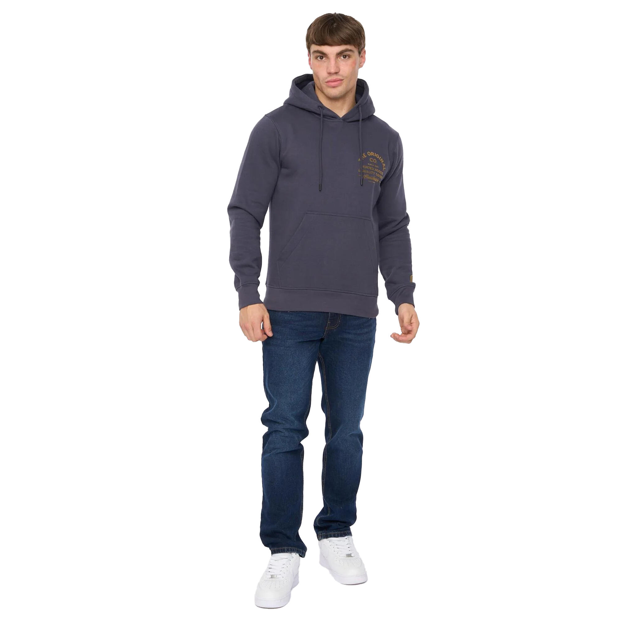 Sweat À Capuche SHOPTOWN Homme (Bleu Marine) 4/4