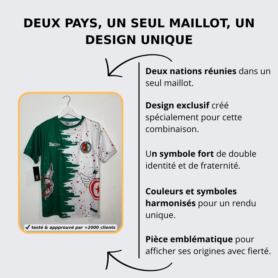 Maglia da calcio Binational - Algeria Tunisia 5/5
