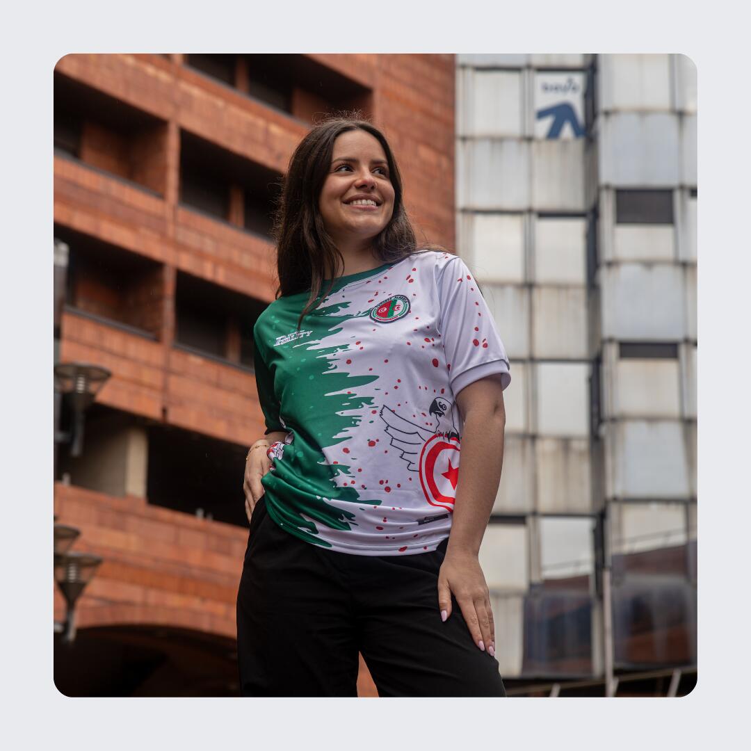 Maglia da calcio Binational - Algeria Tunisia 3/5