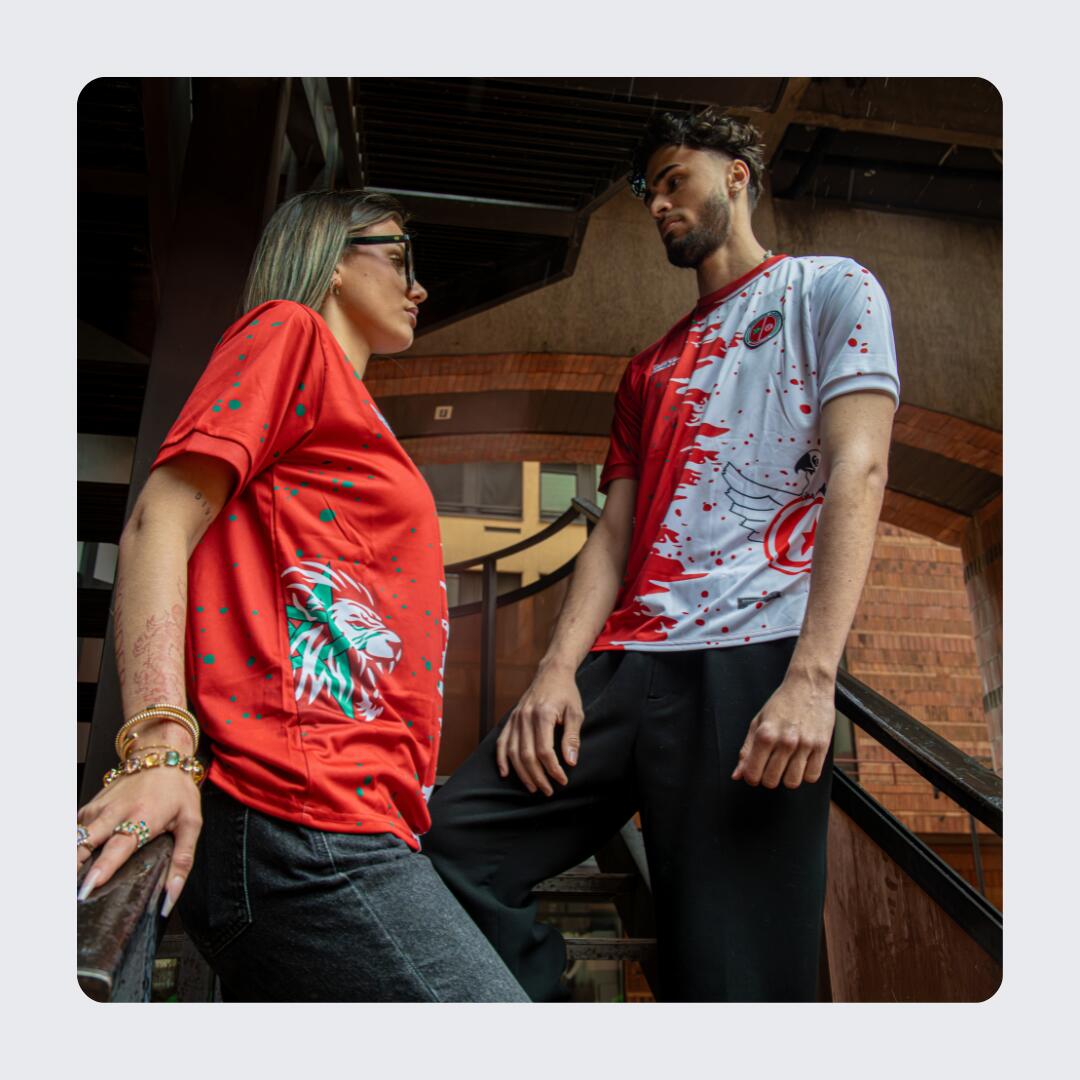 Maglia da calcio Binational - Marocco Tunisia 4/4