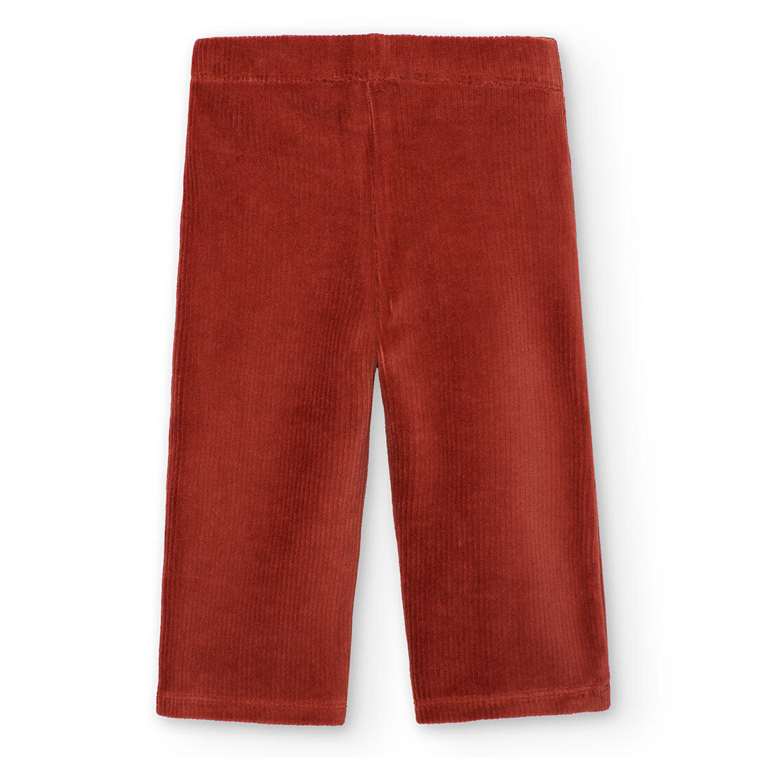 Pantalón Gimnasia Niña Boboli Naranja 2/4