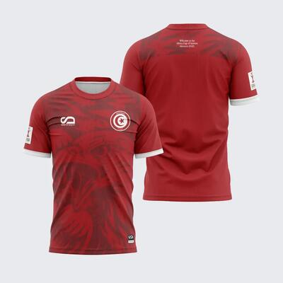 Supporter jersey tunesië - afcon 2025