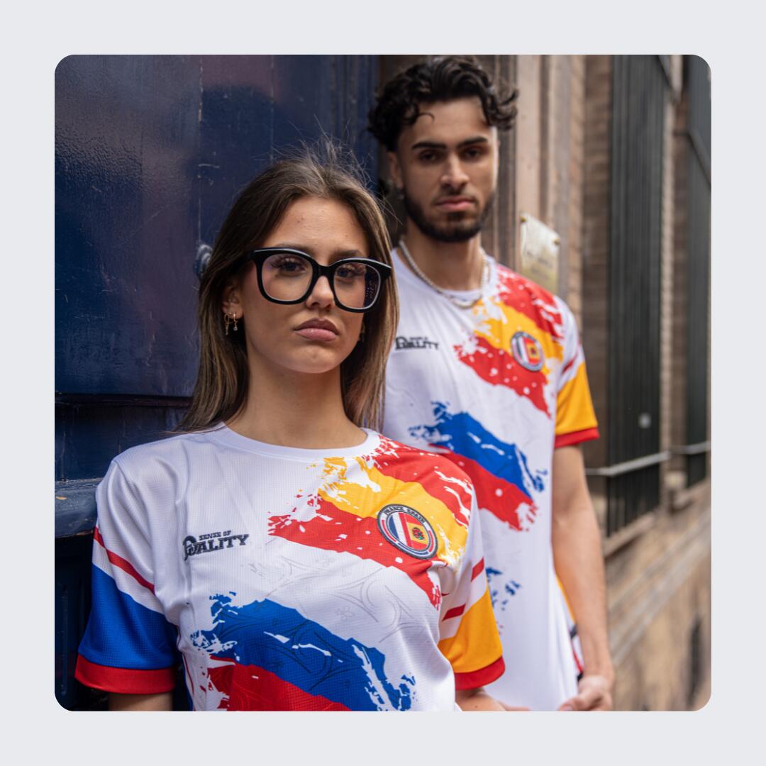 Maglia da calcio Binational - Francia Spagna 2/4
