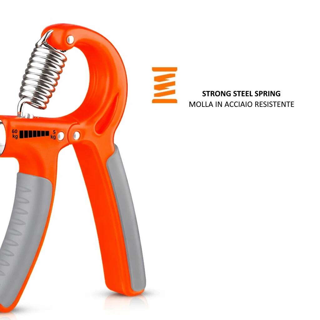 2pz Allenatore manuale Hand Grip Regolabile 5 – 60 Kg per le mani Antiscivolo FF 5/5