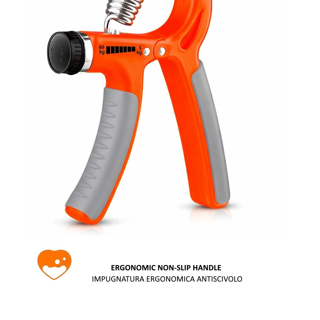 2pz Allenatore manuale Hand Grip Regolabile 5 – 60 Kg per le mani Antiscivolo FF 4/5