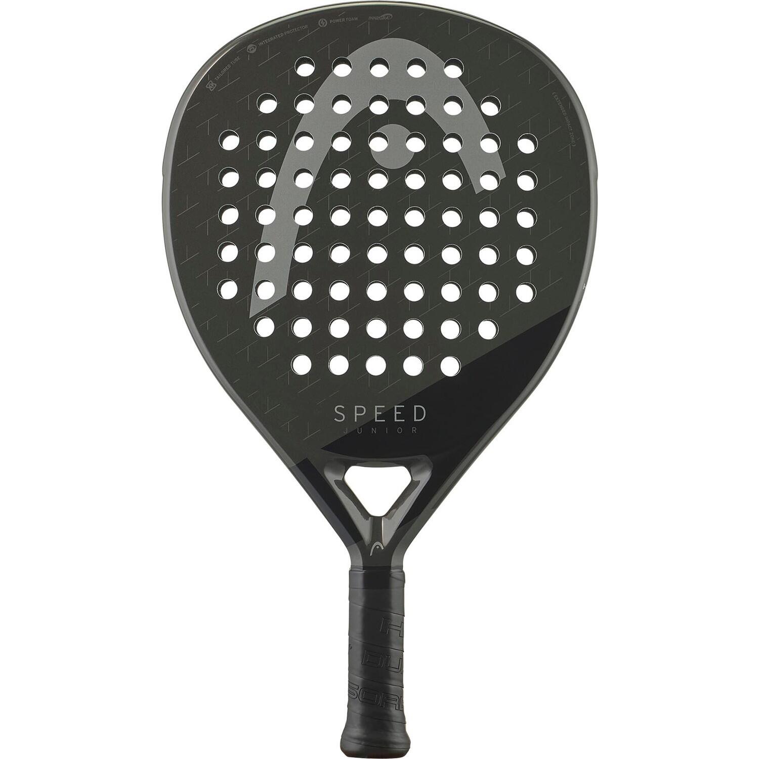 HEAD Childrens/Kids Speed 2025 Padel Racket (Black/White)