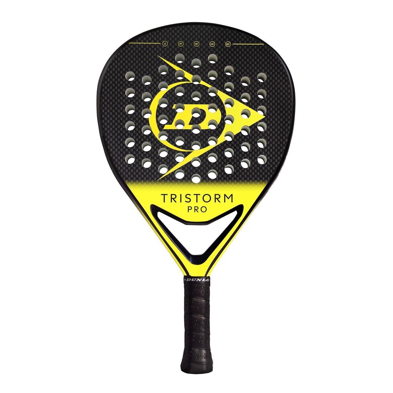 DUNLOP Tristorm Pro Padel Racket (Yellow/Black)