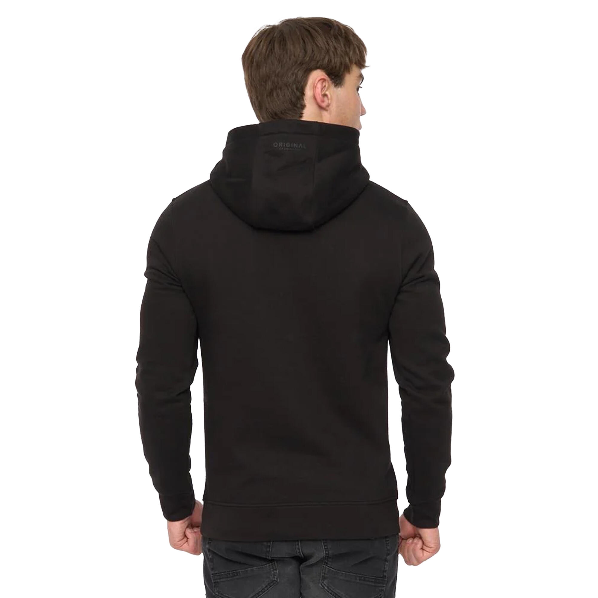 "Haromere" Kapuzenpullover für Herren Schwarz 3/4