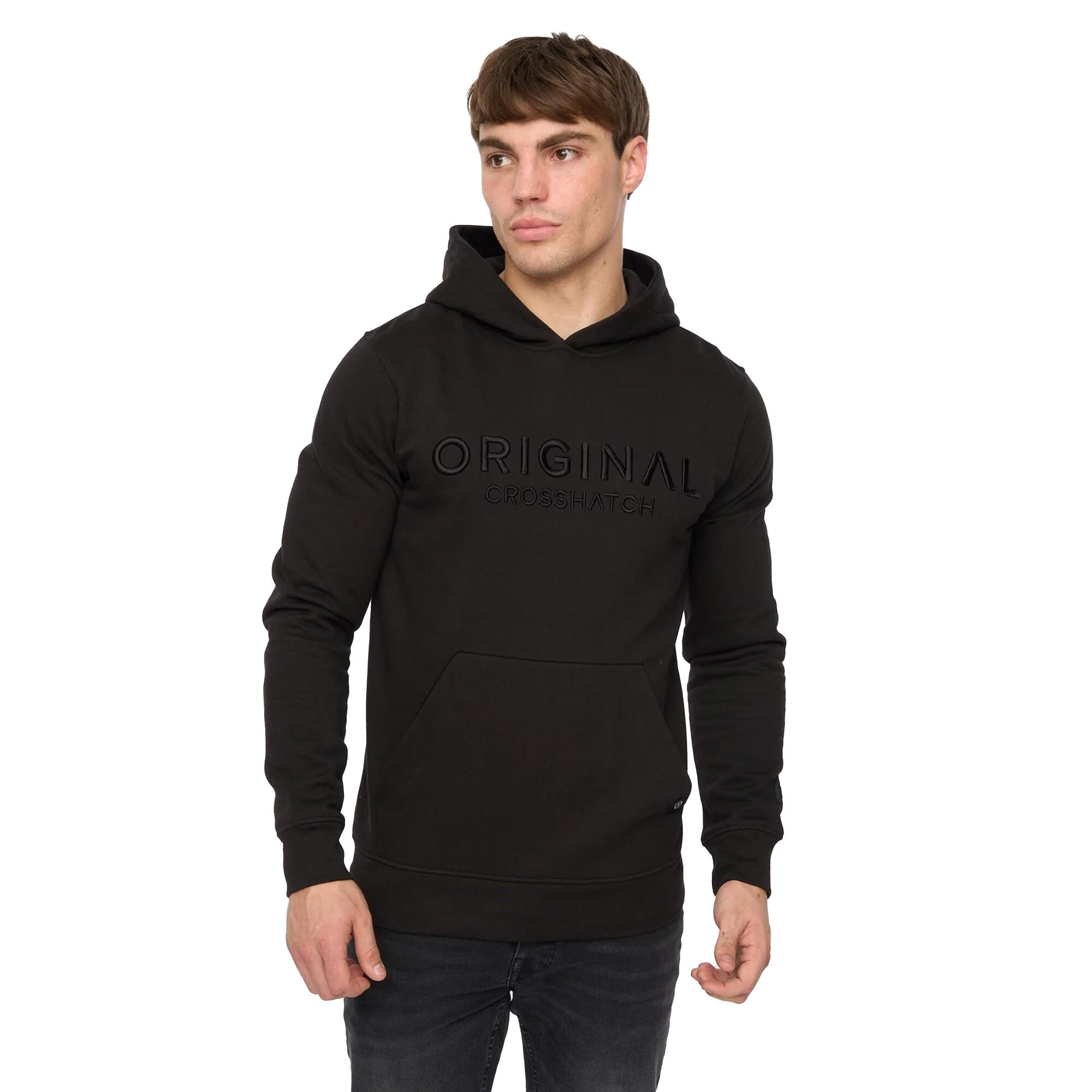 "Haromere" Kapuzenpullover für Herren Schwarz 2/4