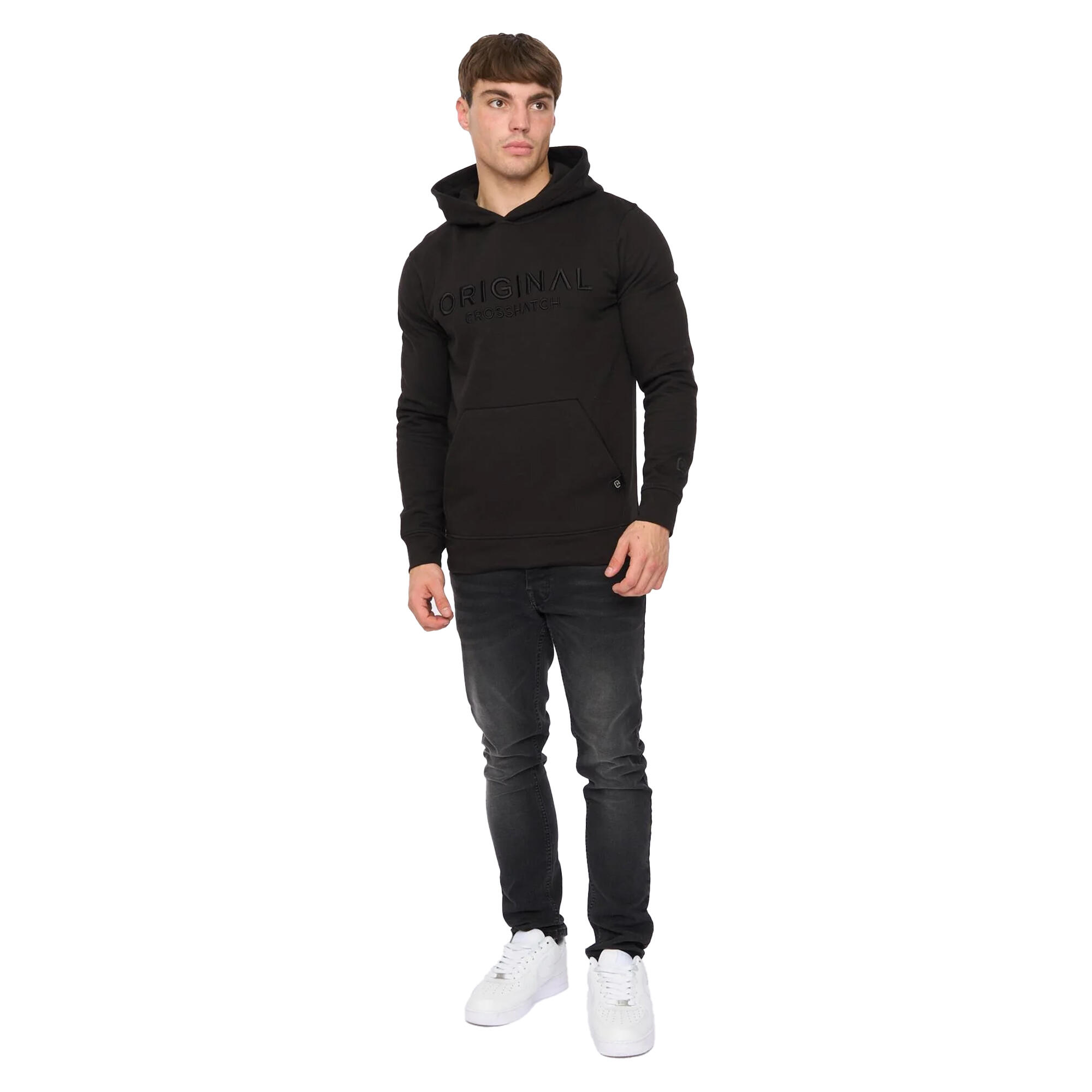 "Haromere" Kapuzenpullover für Herren Schwarz 4/4