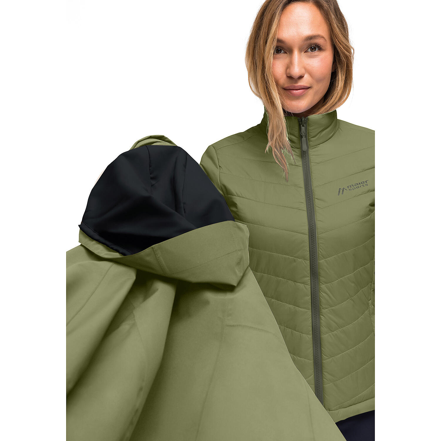Veste à capuche 3 en 1 femme Maier Sports Lisbon 4/5