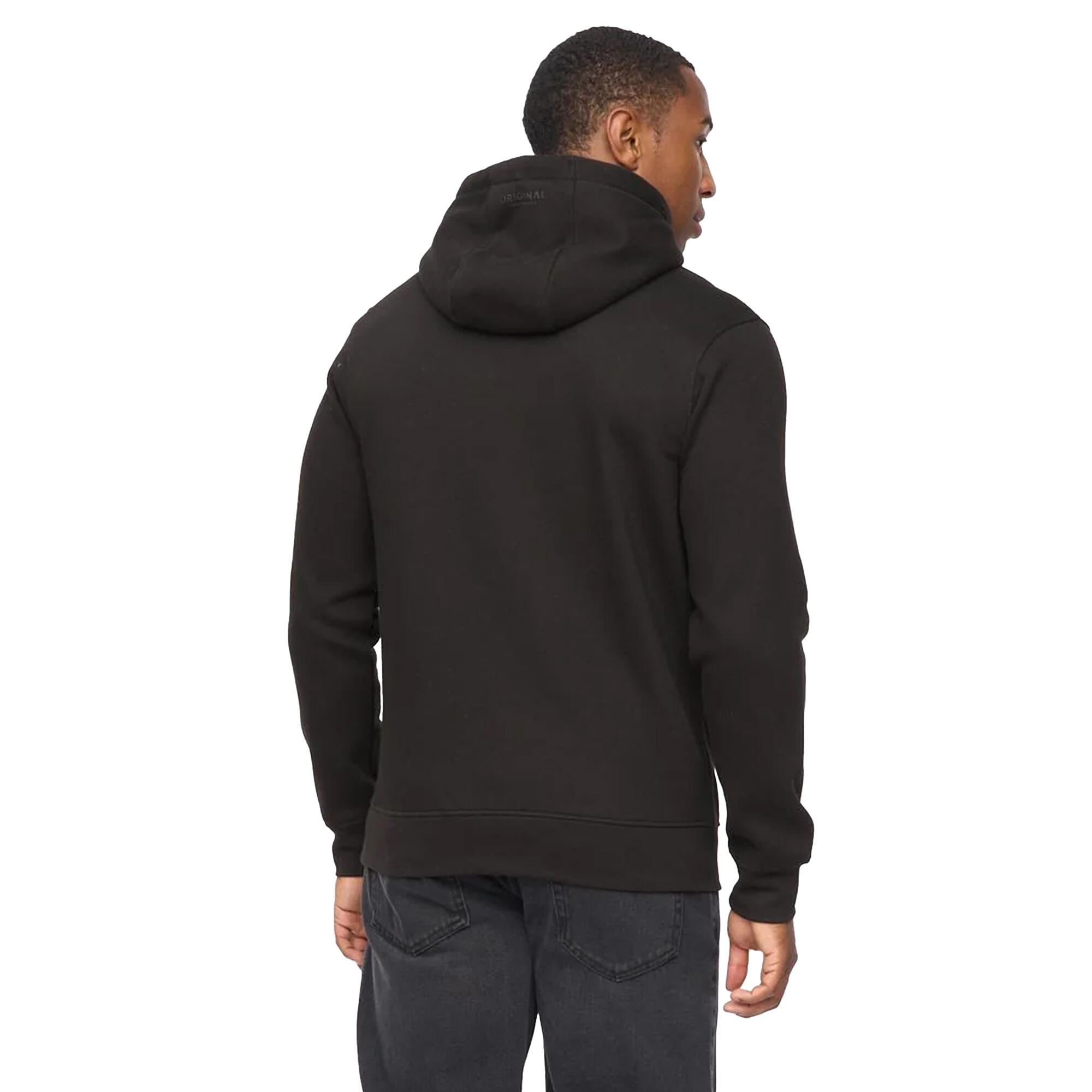 Felpa Con Cappuccio Uomo Crosshatch Traptons Nero 3/4