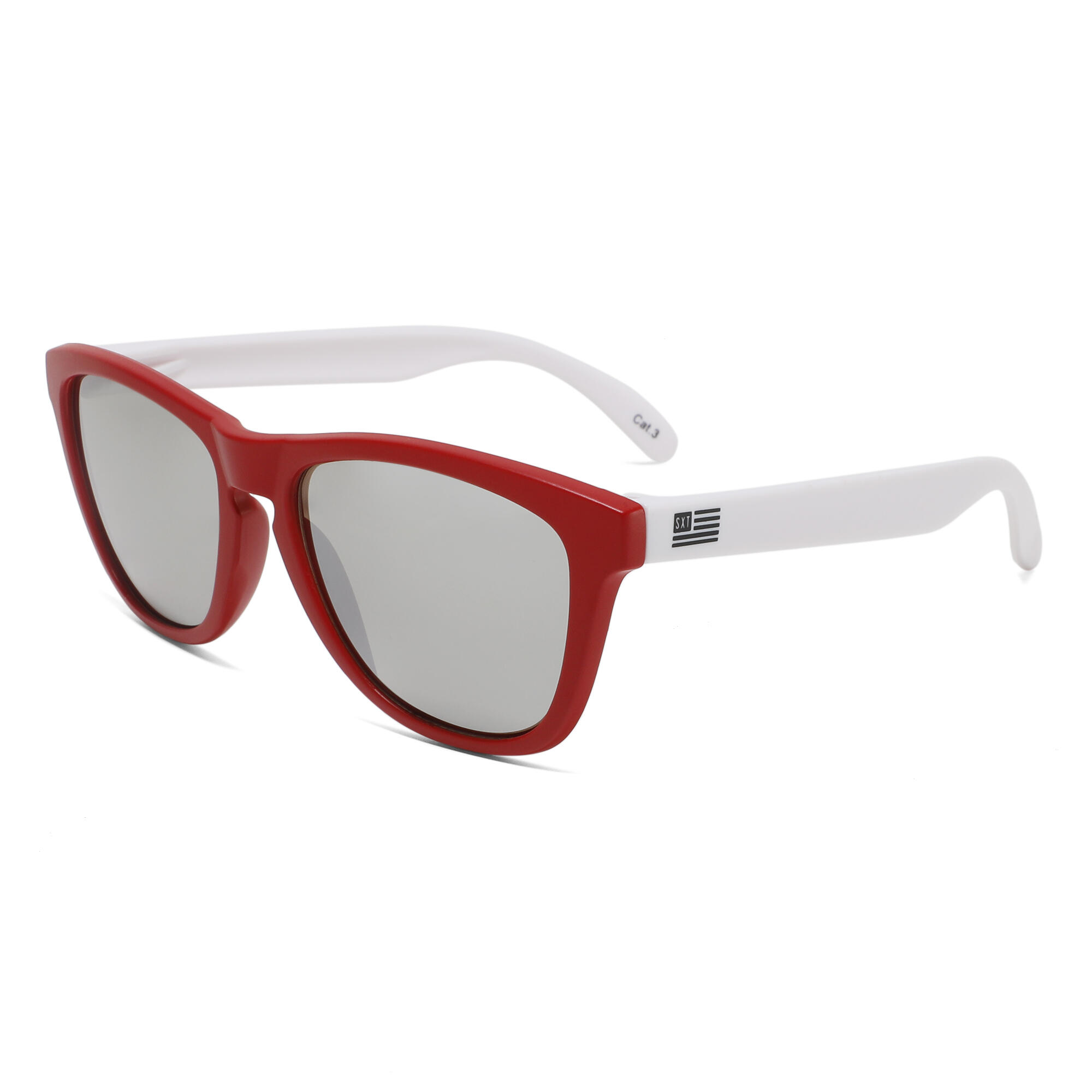 Sexton - Lunettes De Soleil Unisex En Pc Sexton 1038 - 30, Taille 50 Mm - Lunettes De Soleil - Gris|rouge - No Size - Decathlon