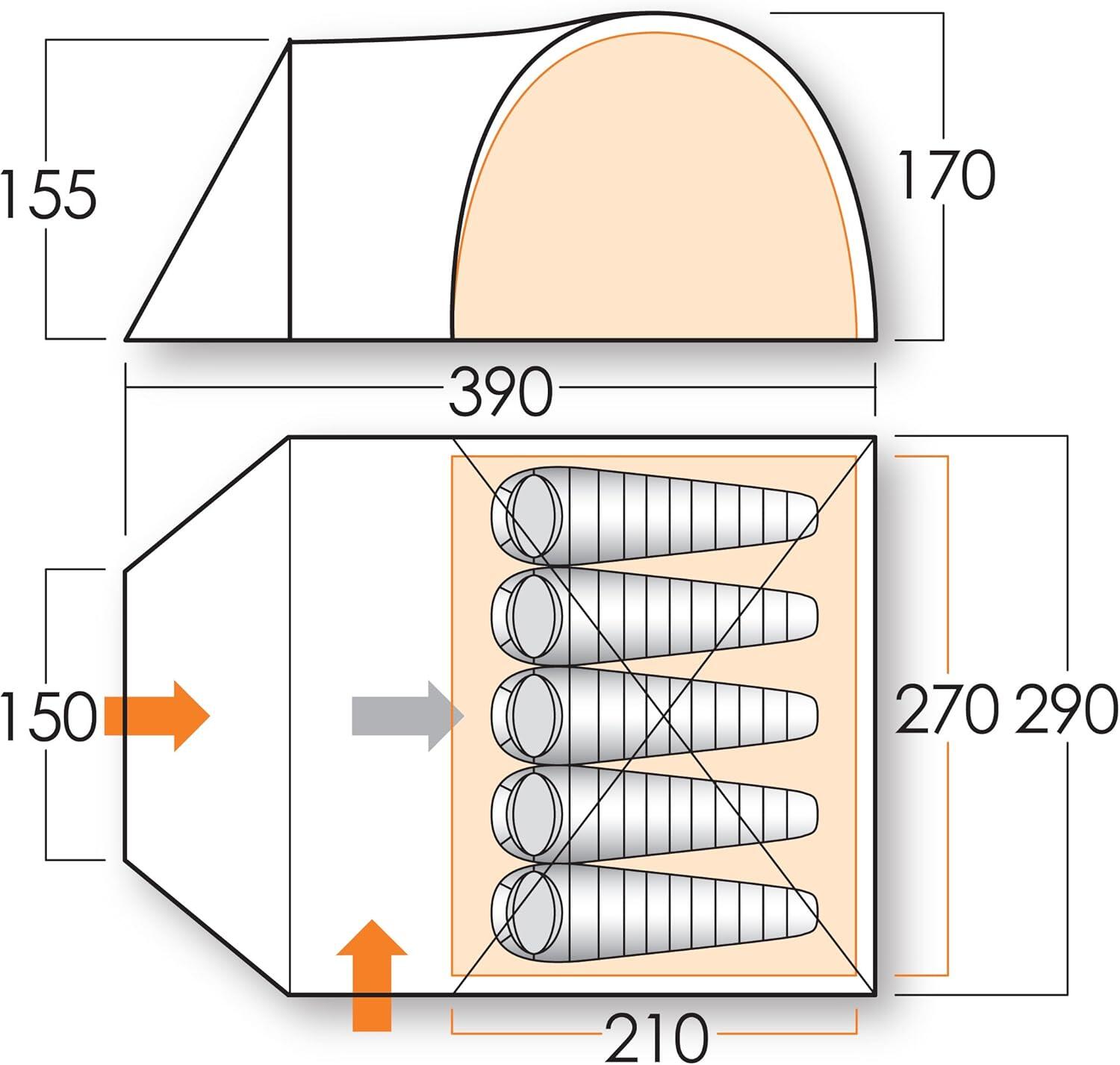 Namiot Vango Apollo 500 5-Osobowy 2/6