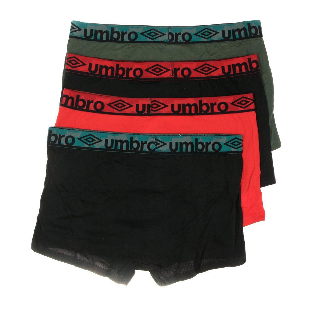 Umbro CLASS9 - Boxer Uomo (3 Pezzi: Nero, Kaki, Rosso) 2/2