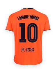 Maillot FC Barcelone Third 2025/26 Homme Lamine Yamal N°10 Orange