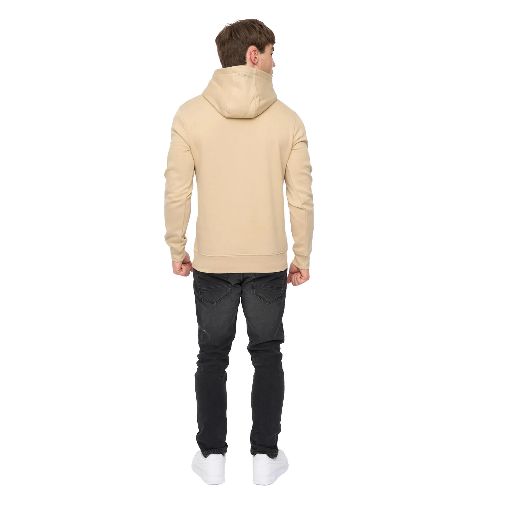 "Jamolat" Kapuzenpullover für Herren Damen Steinfarben 3/4