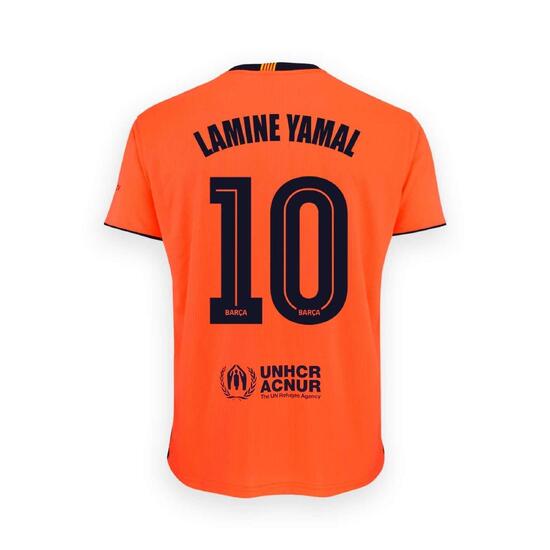Koszulka wyjazdowa FC Barcelona 25-26 Premium Replica - Lamine Yamal 10