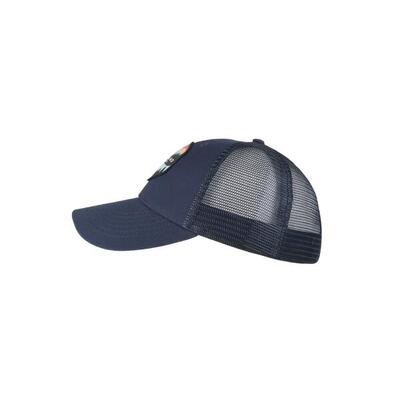Walt - katoenen truckers cap - marine blauw