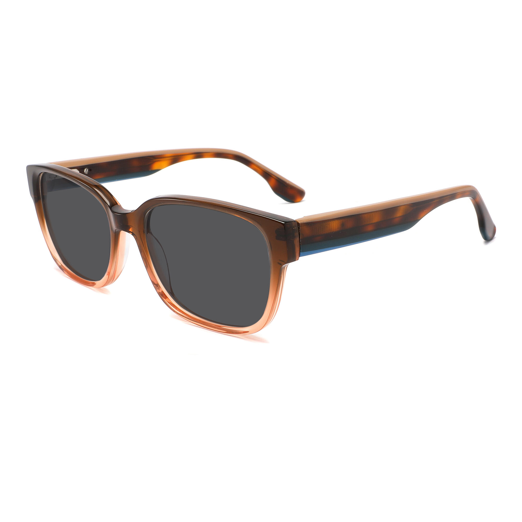 Sexton - Lunettes De Soleil Féminines En Acétate Sexton 1076c-2, Taille 54 Mm - Lunettes De Soleil - Gris|marron - No Size - Decathlon