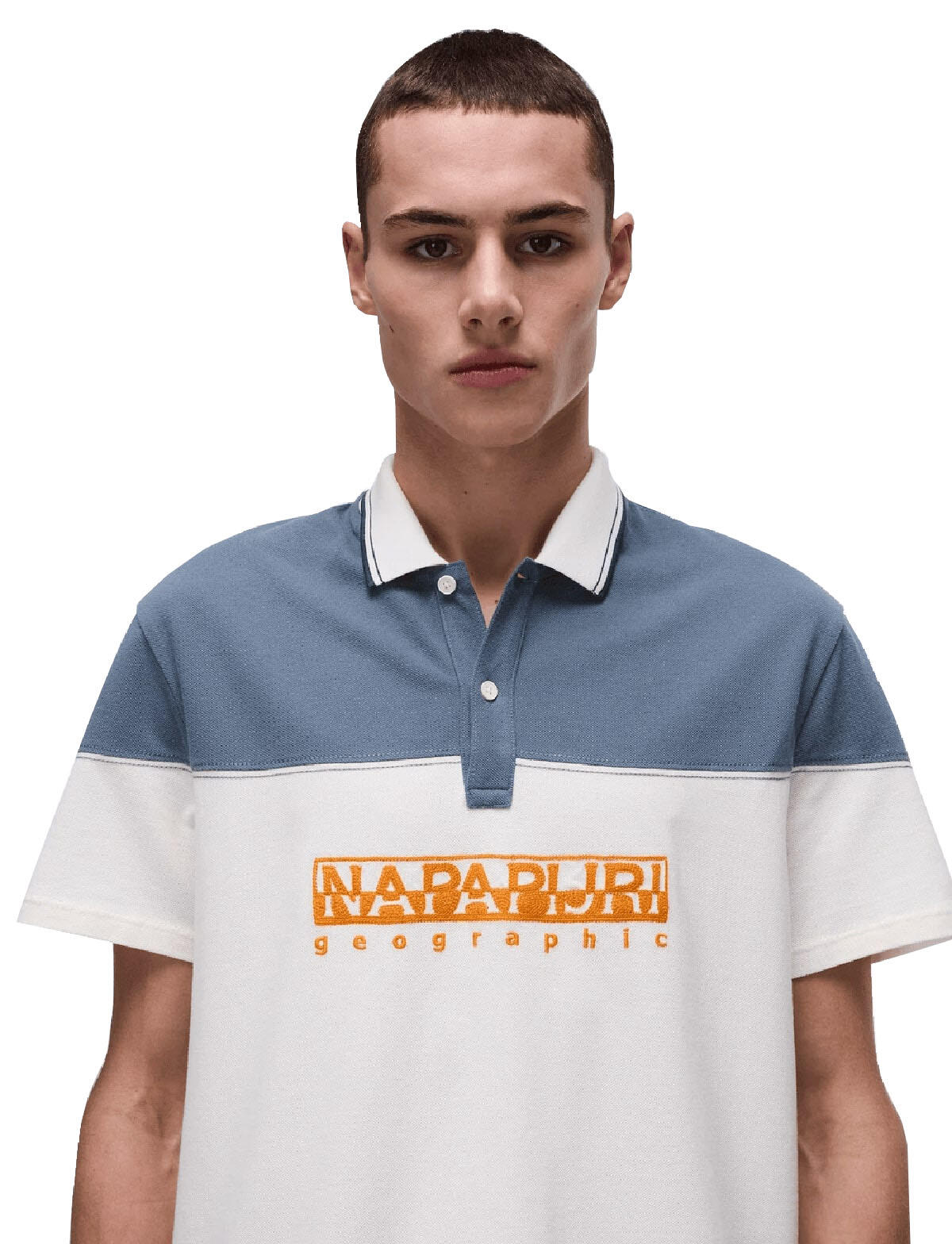 Napapijri Herren Polo-Shirt Saturnia weiß 3/4