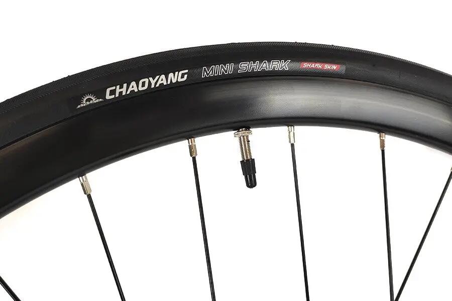 Paire de Roues Fixie Mach1 CFX CNC + chambres + pneus Argent 4/7