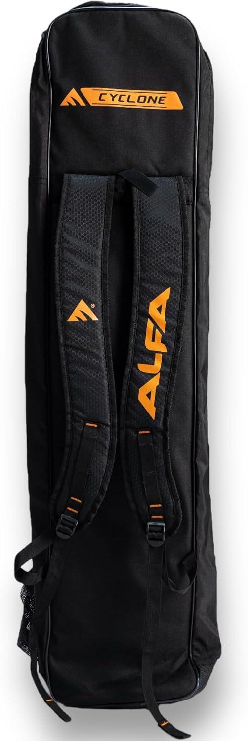 ALFA Cyclone HockeyKit Bag – Schwarz-Mango, Verstellbar 3/5