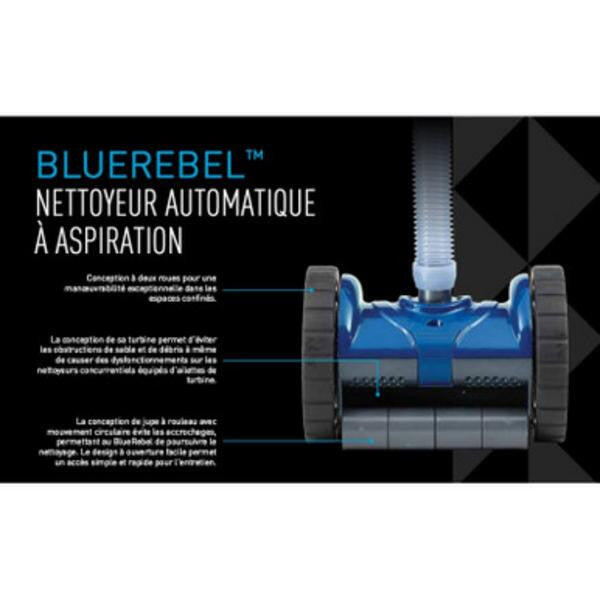 Robot aspirateur hydraulique pour piscine BLUEREBEL  - Pentair 5/6
