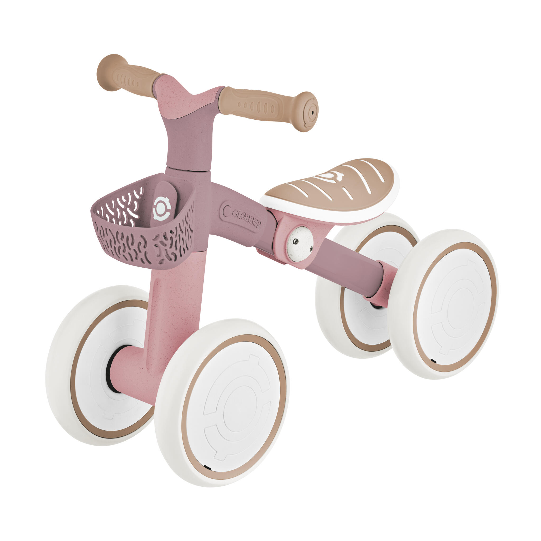 Globber - Porteur Learning Bike Eco - Rose Berry - Porteur - Mauve|rose - 10" - Decathlon