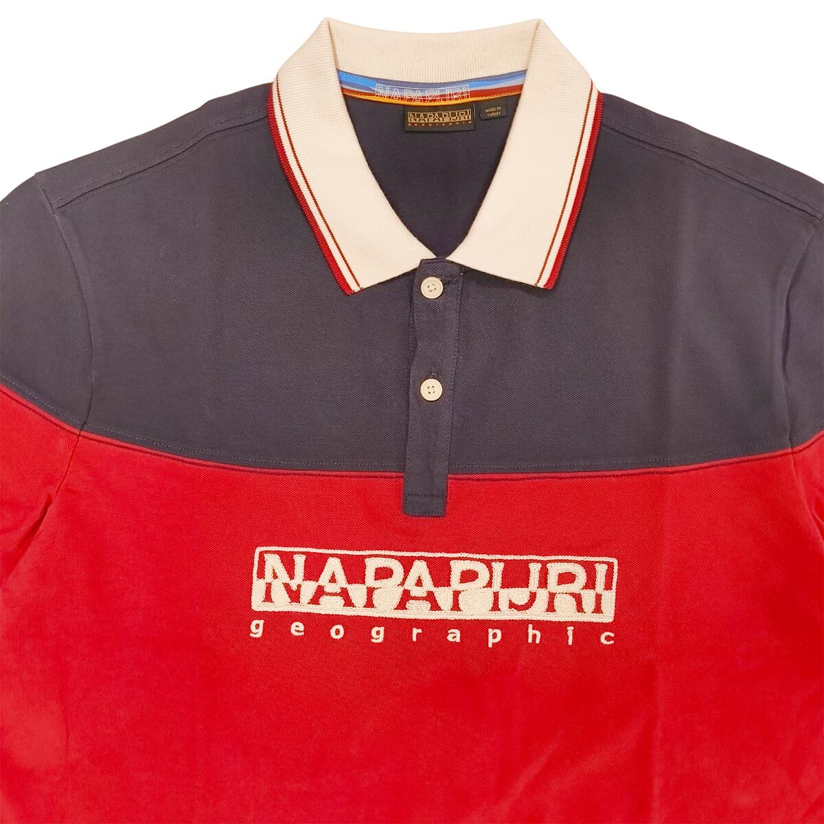 Napapijri Herren Polo-Shirt Saturnia rot 3/3