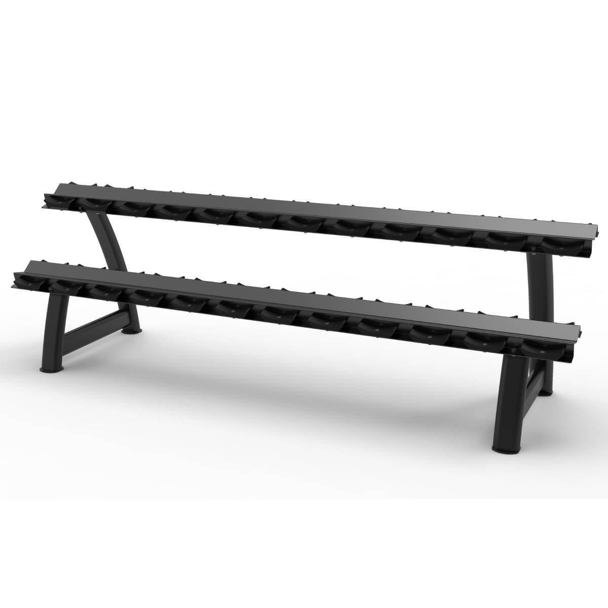 Rack per Manubri con Culle – 2 Ripiani (12 2/2