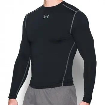 T-shirt de compression Under Armour manches longues noir 3/5