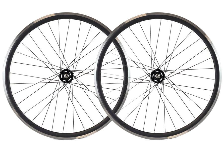 SANTAFIXIE Coppia ruote Santafixie 30mm CNC Nero