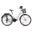 URBAN 28" - bicicletă urbană SHIMANO complet 21 viteze - șa confortabilă - coș