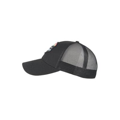 Walt - katoenen truckers cap - zwart