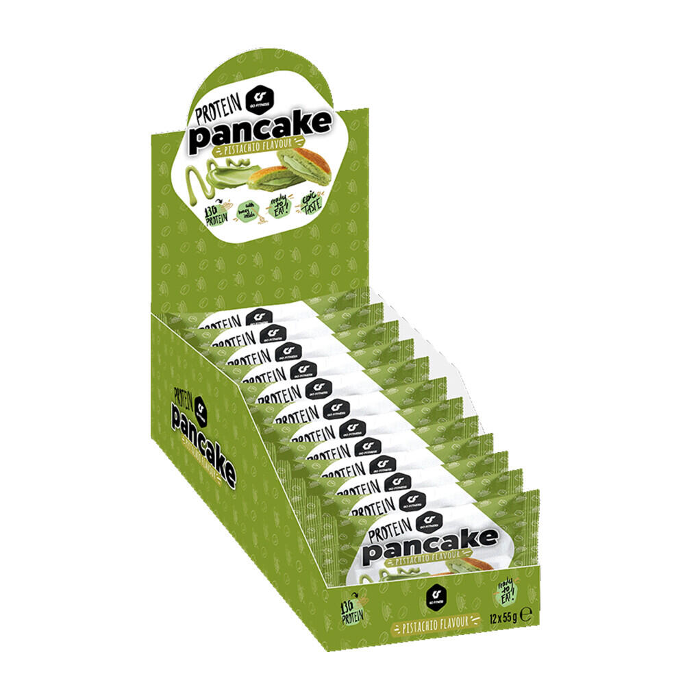 GOFITNESS NUTRITION Pancake proteici - Protein Pancake - Pistacchio Confezione da 12