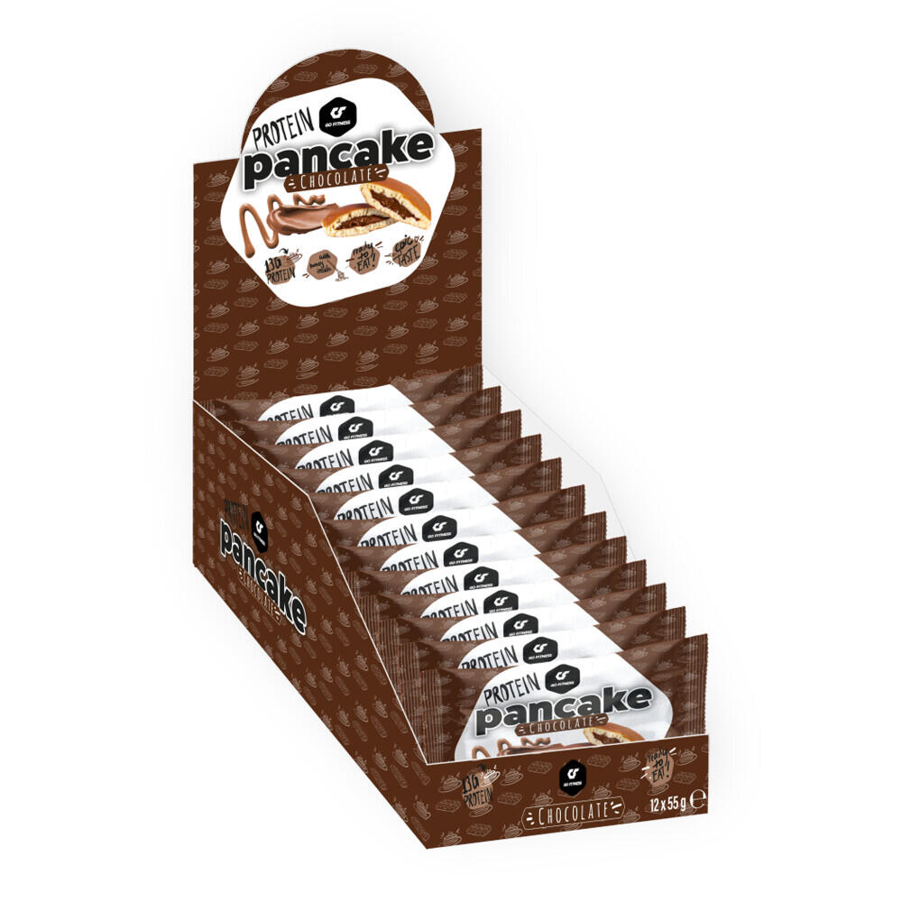 Gofitness Nutrition - Pancakes Protéinés - Protein Pancake - Chocolat Boite De 12 - Pancake Protéiné - Decathlon
