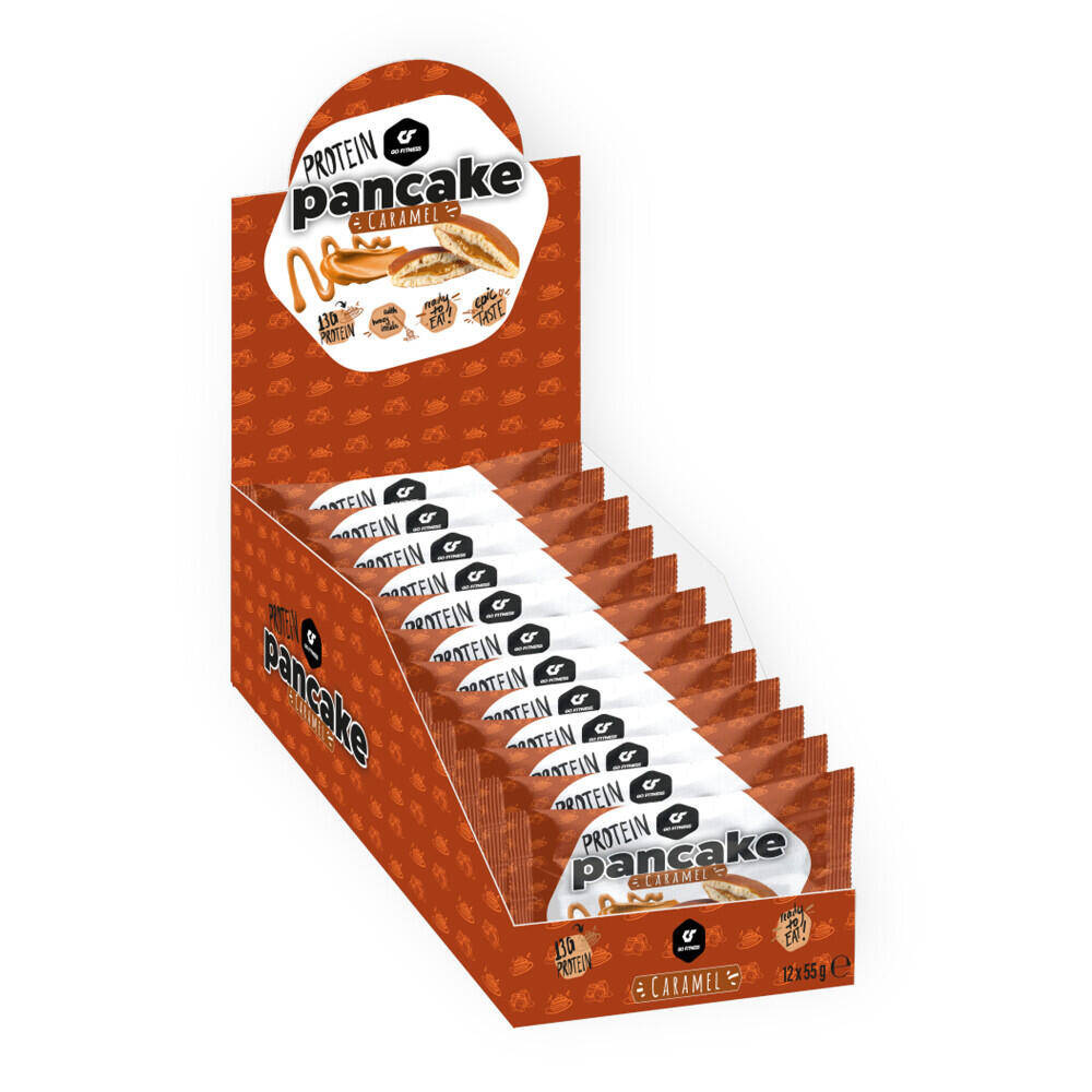 Gofitness Nutrition - Pancakes Protéinés - Protein Pancake - Caramel Boite De 12 - Pancake Protéiné - Decathlon