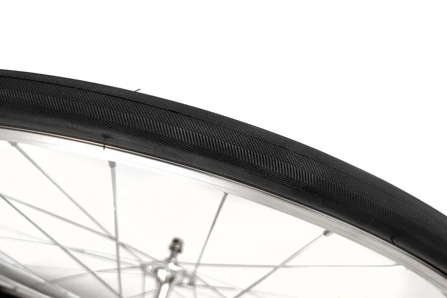 Paire de Roues Fixie Mach1 CFX CNC + chambres + pneus Noir 5/6