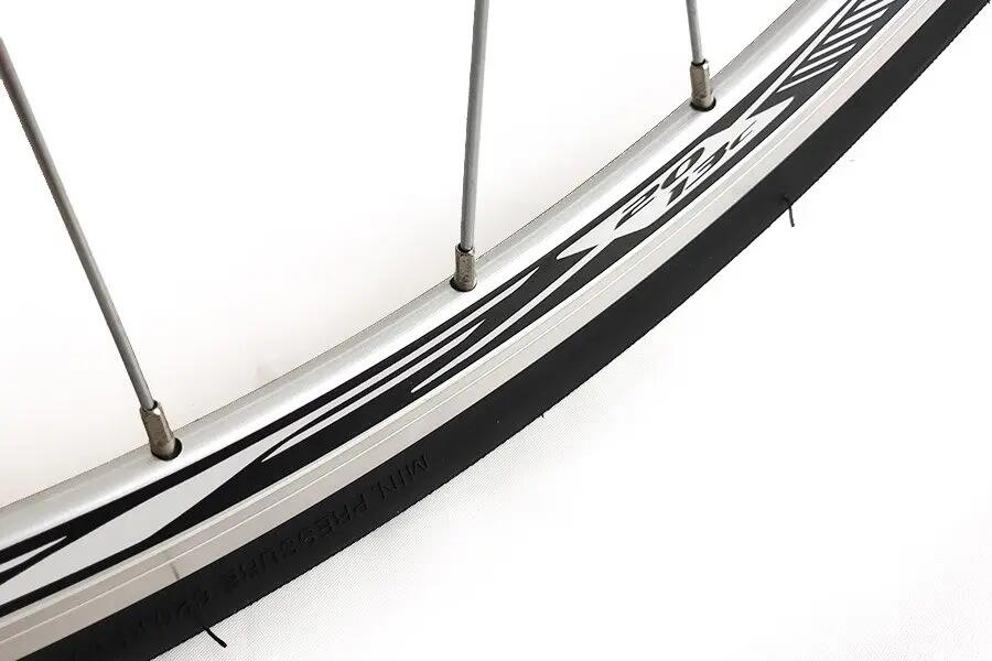 Paire de Roues Fixie Mach1 CFX CNC + chambres + pneus Noir 6/6