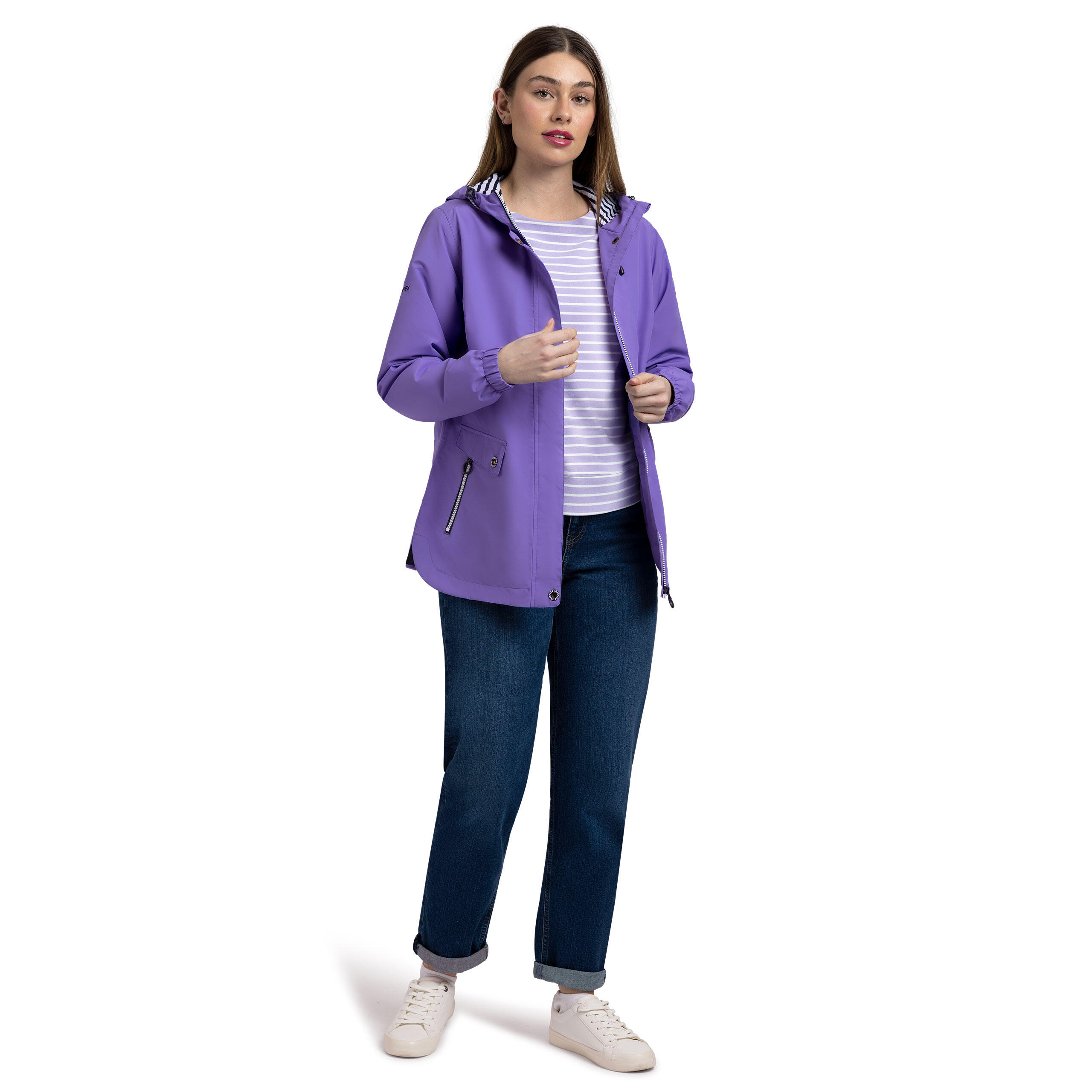 TRESPASS Giacca da donna Trespass FLOURISH viola impermeabile 5000 mm