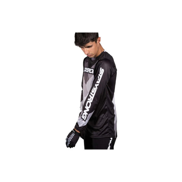 Camiseta de Manga Larga Staystrong - Chevron Negro 3/5