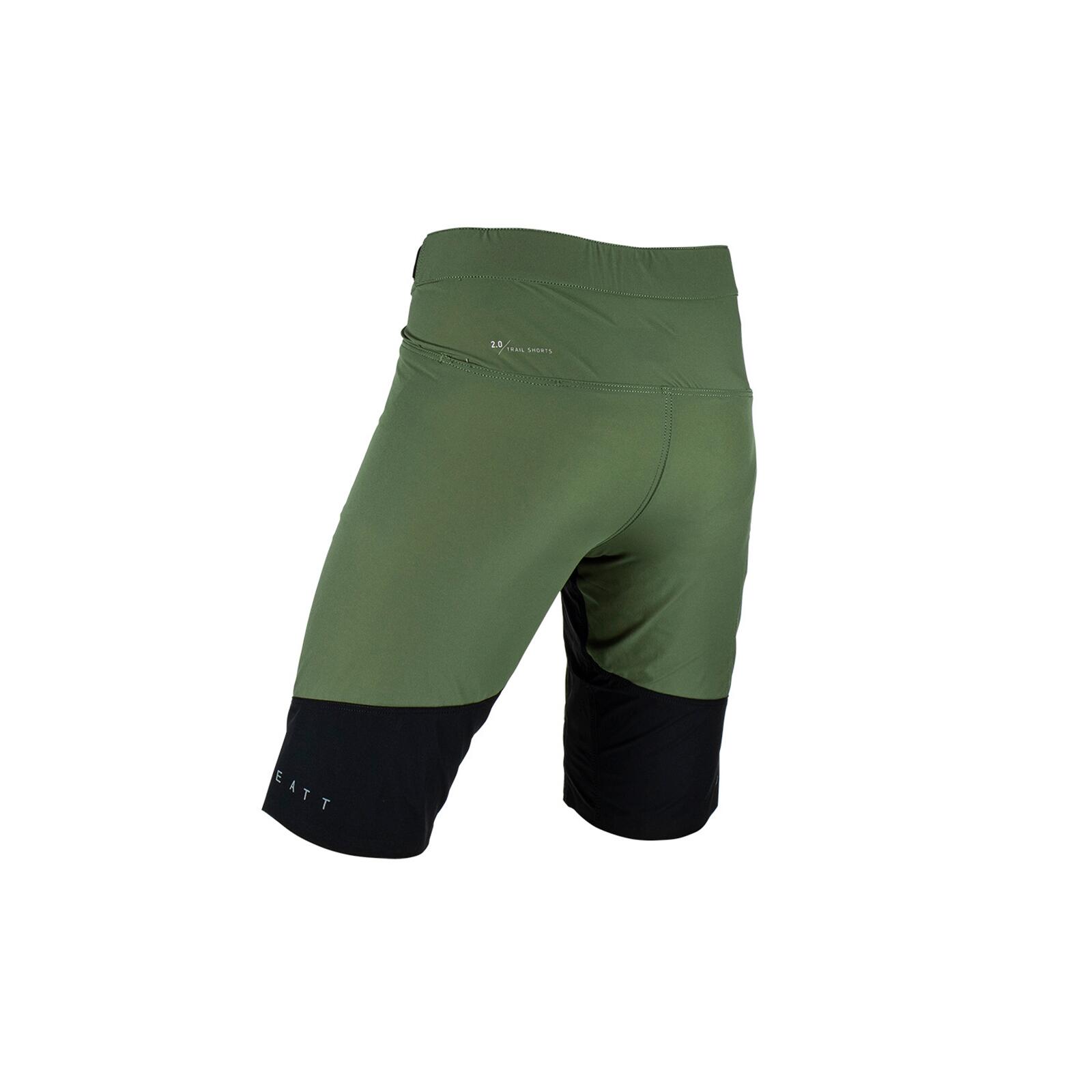 Leatt MTB Trail 2.0 Shorts w/ Chamois Pine S 2/4